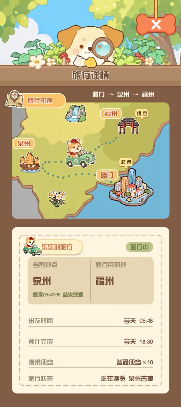 《汪小伴》旅行详情